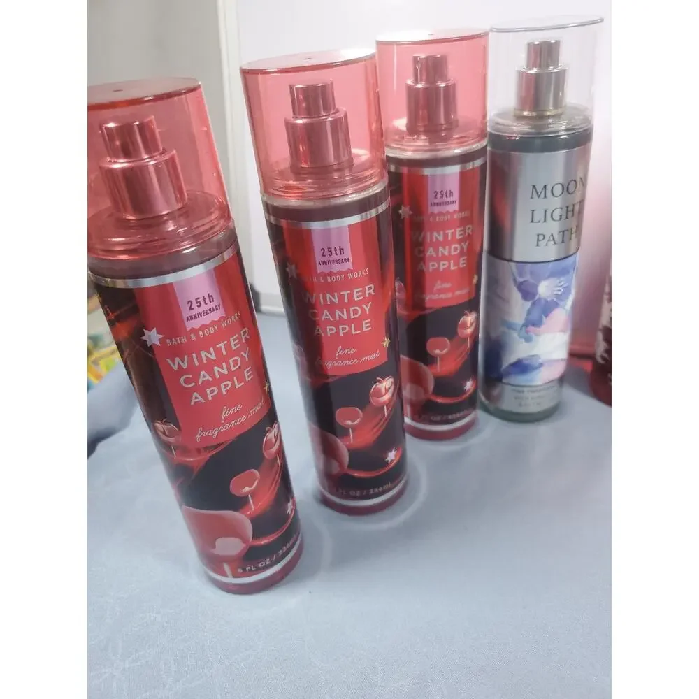 Bath & Body Works Fine Fragrance Mist 8oz Lot of 11 Winter Candy Apple Mixed NEW